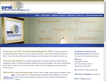 Tablet Screenshot of dpm-nj.com